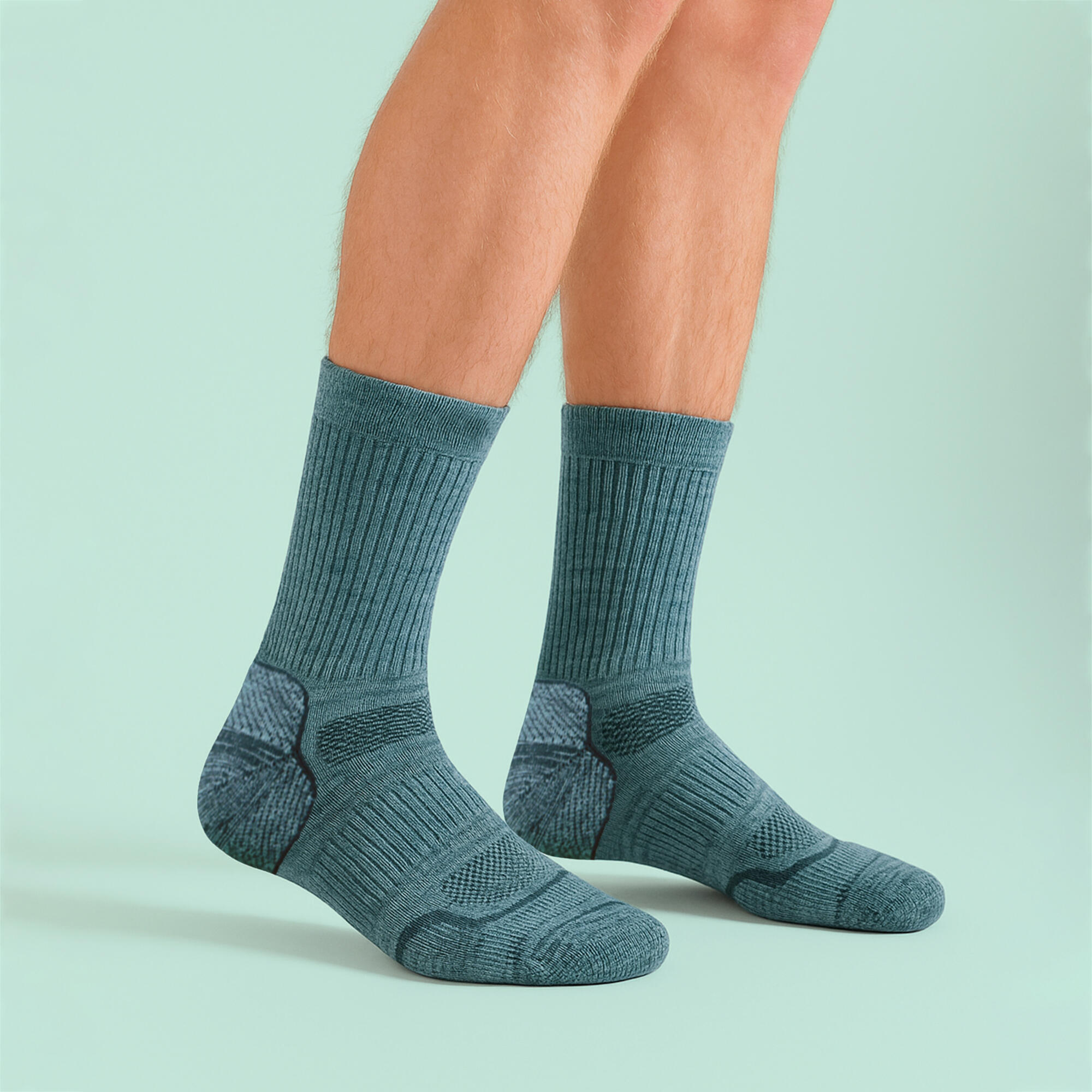 COMODO - Herren DamenMerinowolle Wandersocken | Leicht Dünn Sportsocken Sommer 3/4