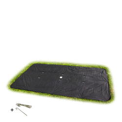 Housse de protection rectangulaire pour trampoline enterré au niveau