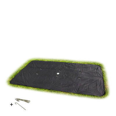 Ebenerdiges Trampolin Abdeckplane rechteckig 275x458cm