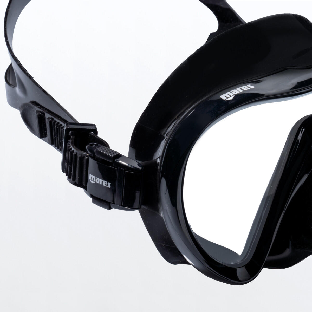 Maschera da snorkeling per adulti VENTO nera 4/4