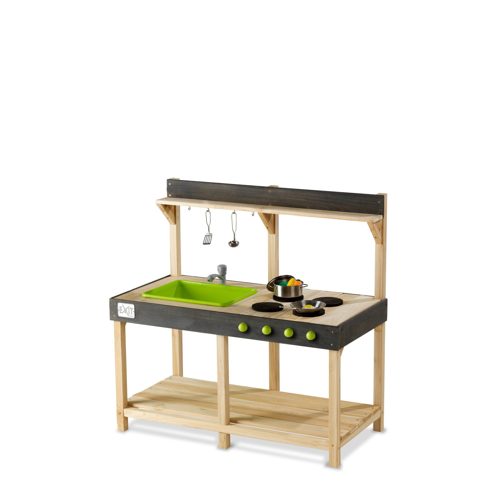 Exit Toys - Cuisine D'Extérieur En Bois Yummy 100 - Aire De Jeu - Marron - 53 - Decathlon