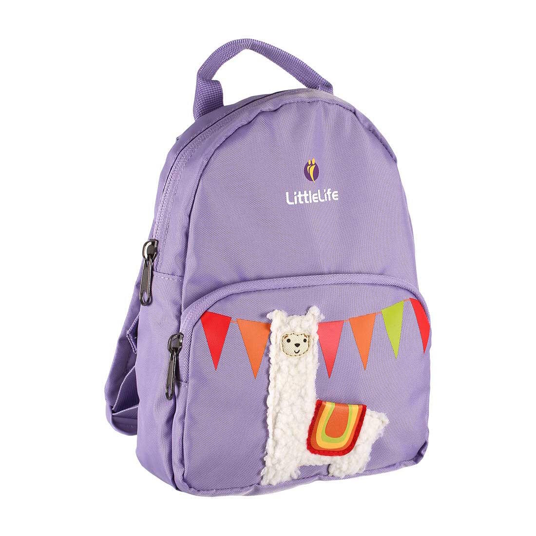 Sac à dos LittleLife Friendly Faces Lama 2L motif 3D sangle sécurité BS 1/6