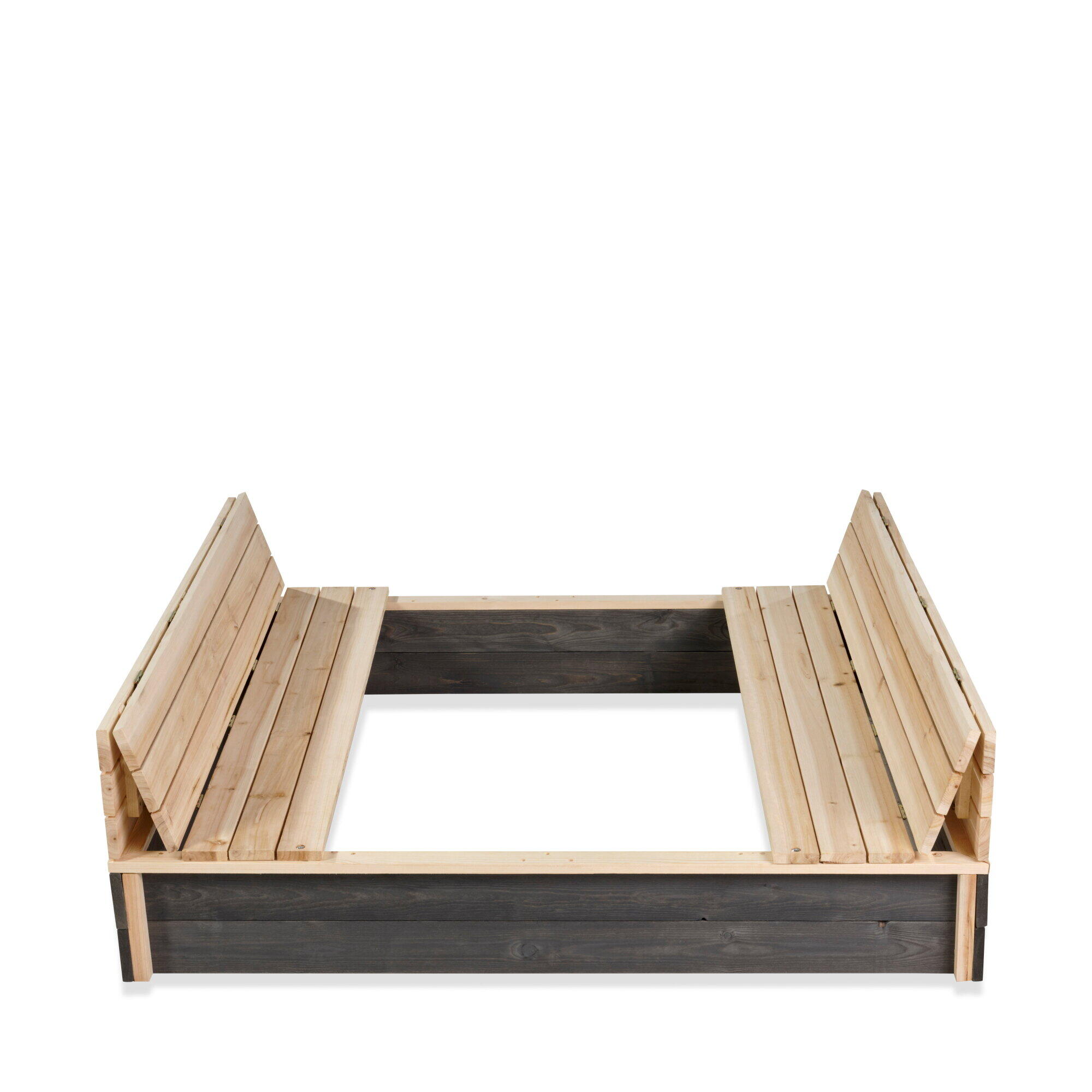 Bac à sable en bois Aksent 136x132cm 3/7
