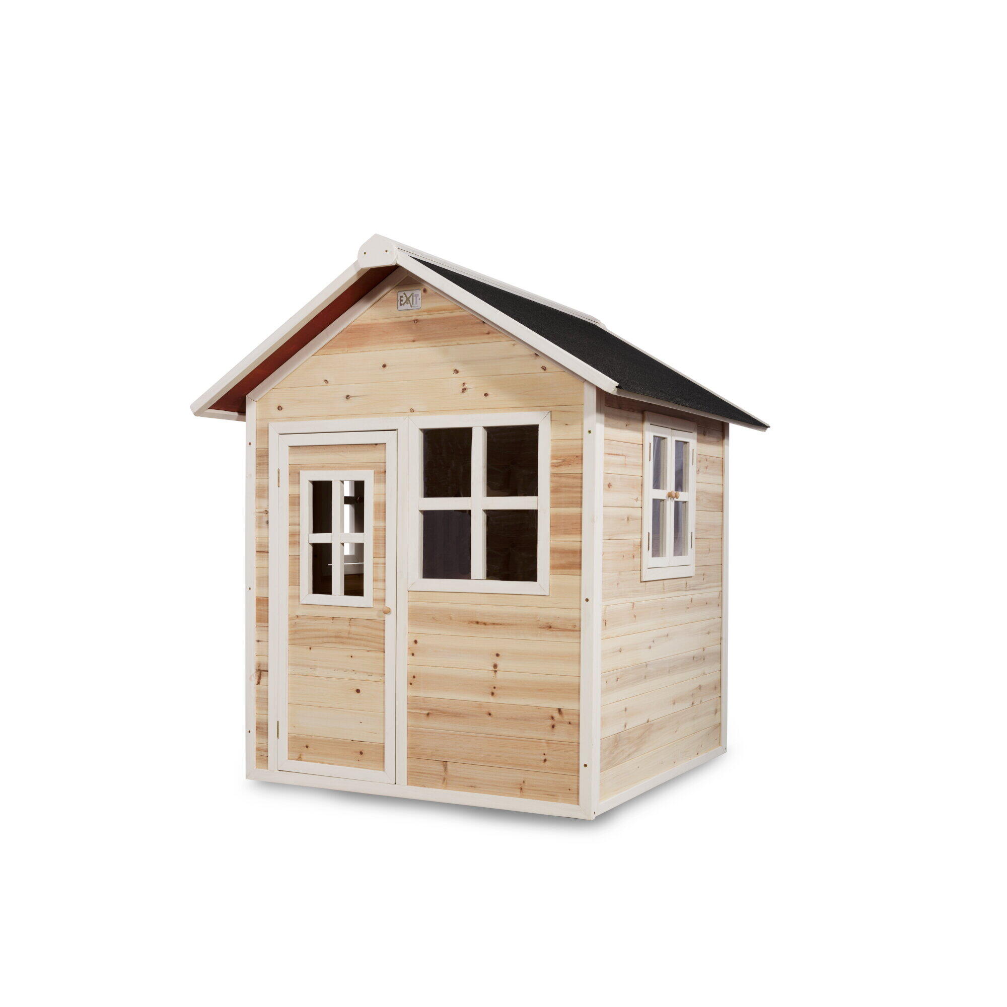 Exit Toys - Maisonnette En Bois Loft 100 - Aire De Jeu - Marron - 149 Cm - Decathlon