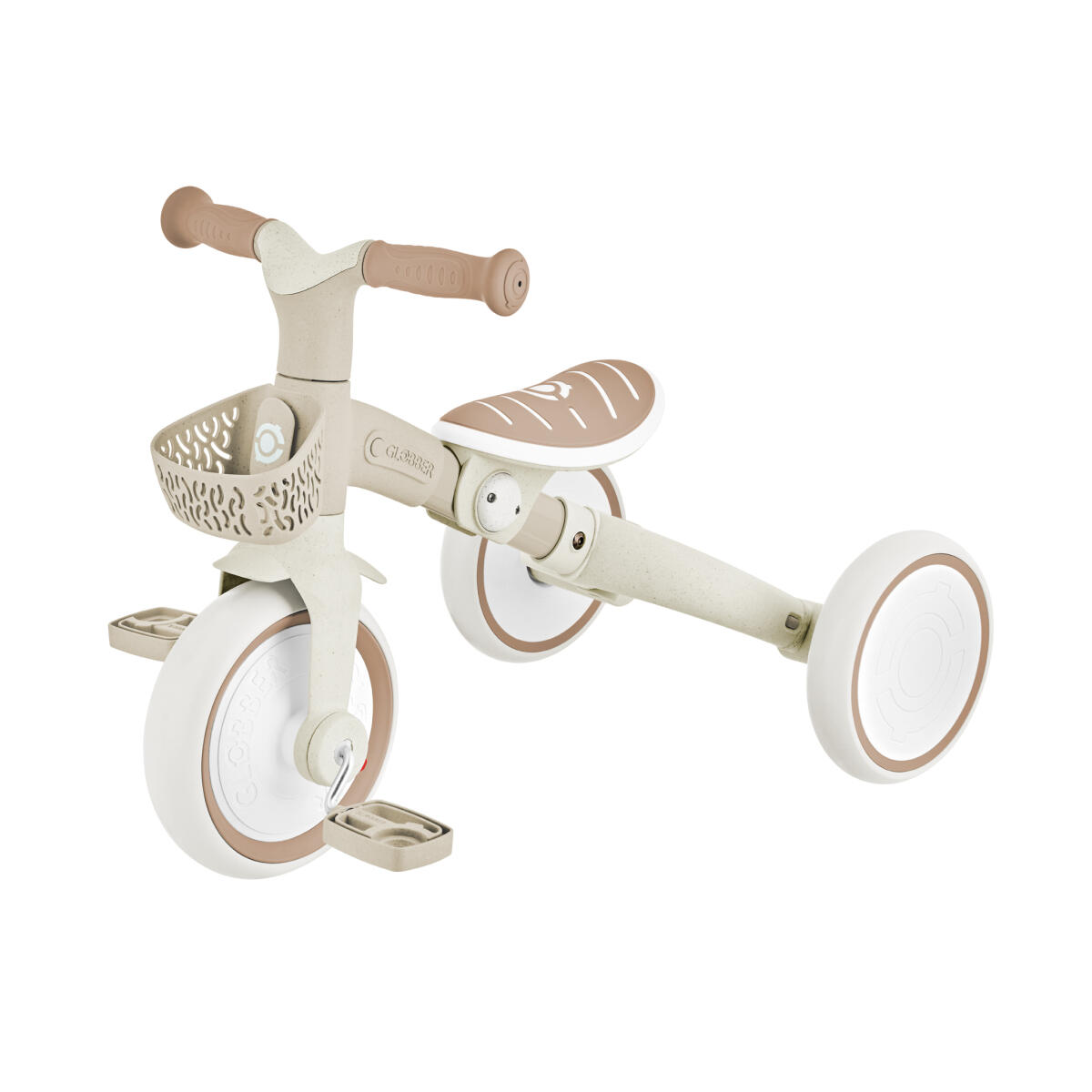 Triciclo LEARNING 3 EM 1 PLUS ECO - Castanho-claro 2/7