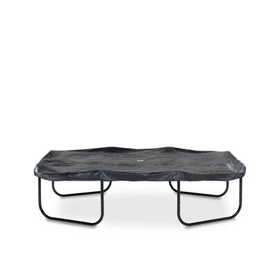 Trampoline accessoire premium rechthoekige afdekhoes 214x366 cm zwart