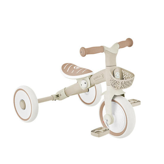 Tricycle LEARNING 2 EN 1 PLUS ECO - Taupe