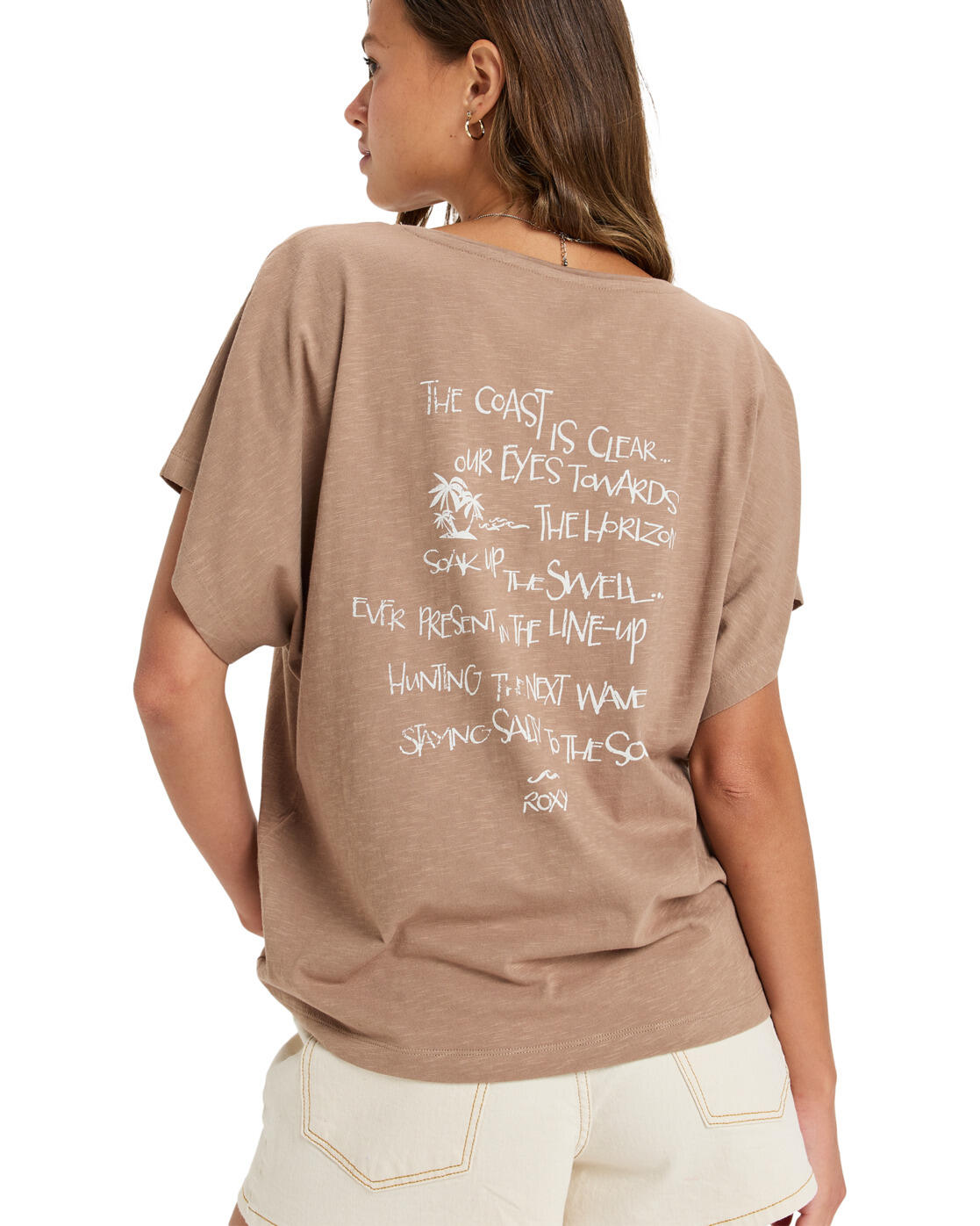 T-shirt à manches courtes NIGHTFALL Marron Femme 2/4