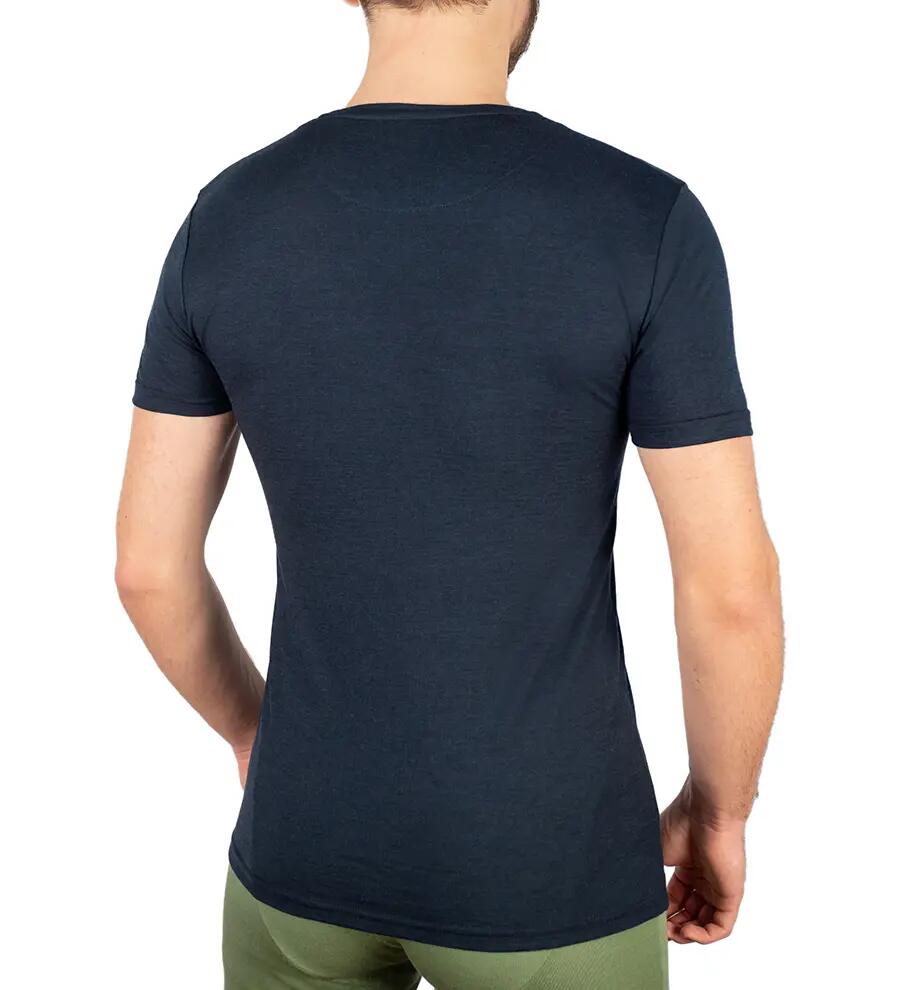 Tricou bărbați 100% merino 2/6