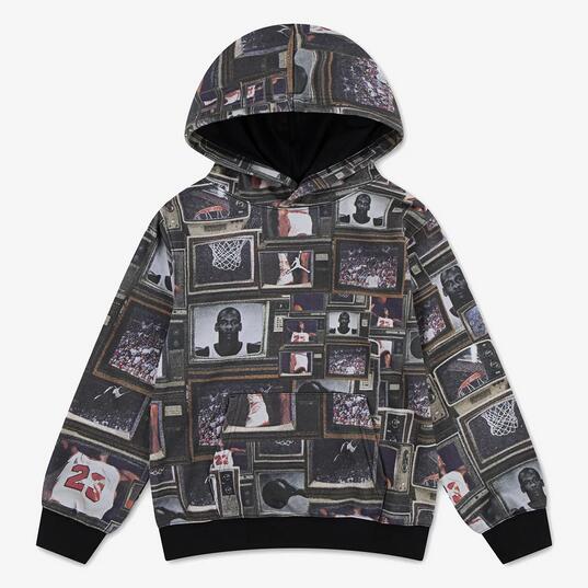 JORDAN Felpa con cappuccio bimbo nike jordan 95F092-023 MULTI-COLOUR