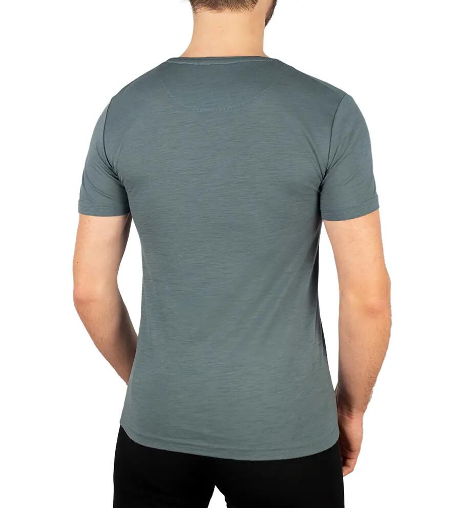Tricou bărbați 100% merino 2/6