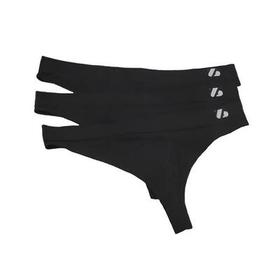 US-001 String - Un set di infradito composto da 3 pezzi Nero