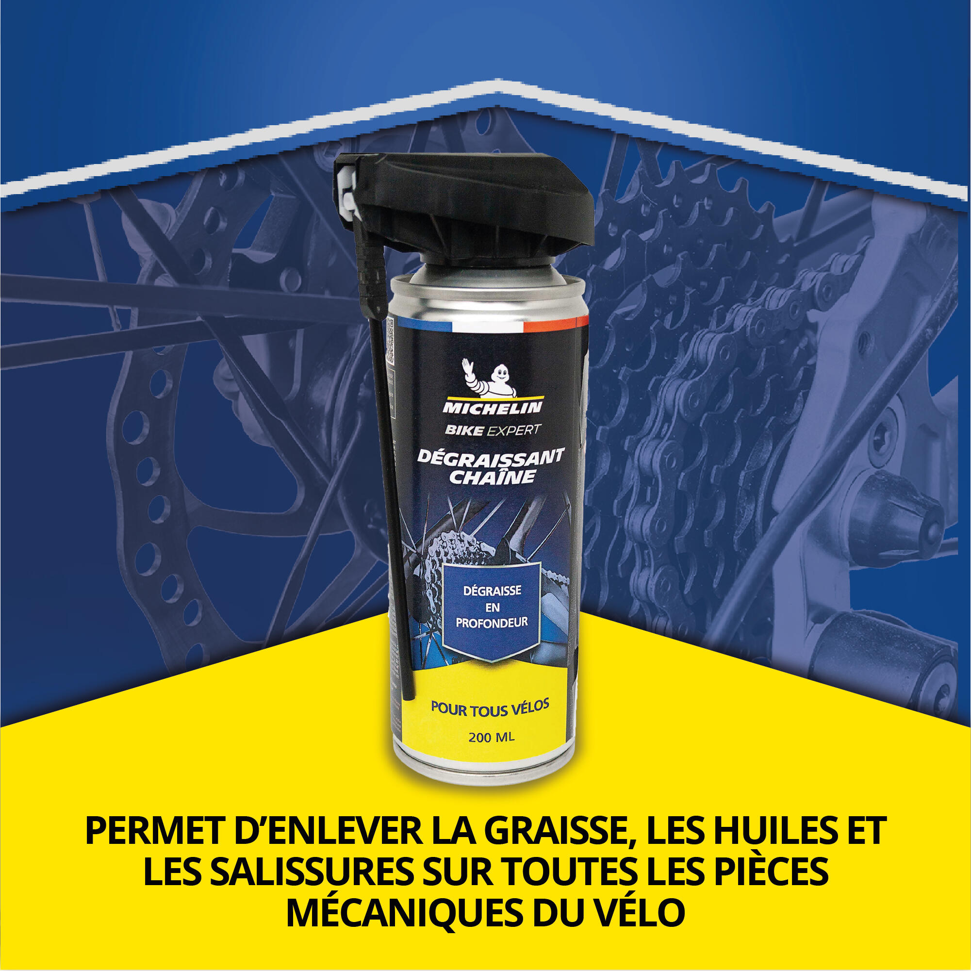 Lot de 2 dégraissants vélo 200ml avec embout de précision 2/5