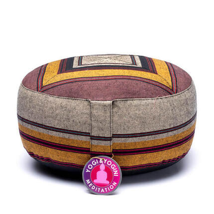 Coussin de méditation en coton - Multicolore