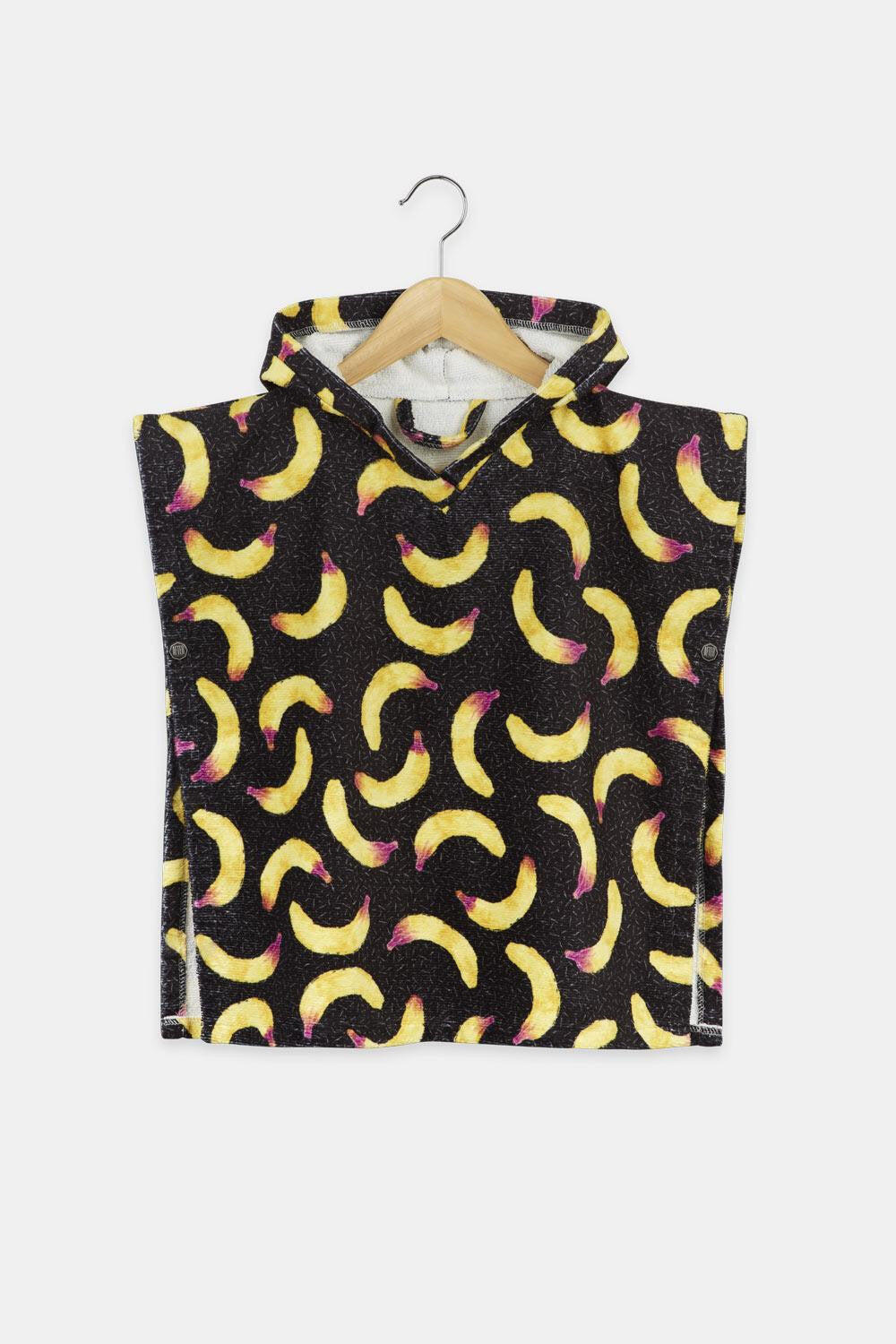 AFTER ESSENTIALS Babyponcho mit Druckknopf - Teenie Banane