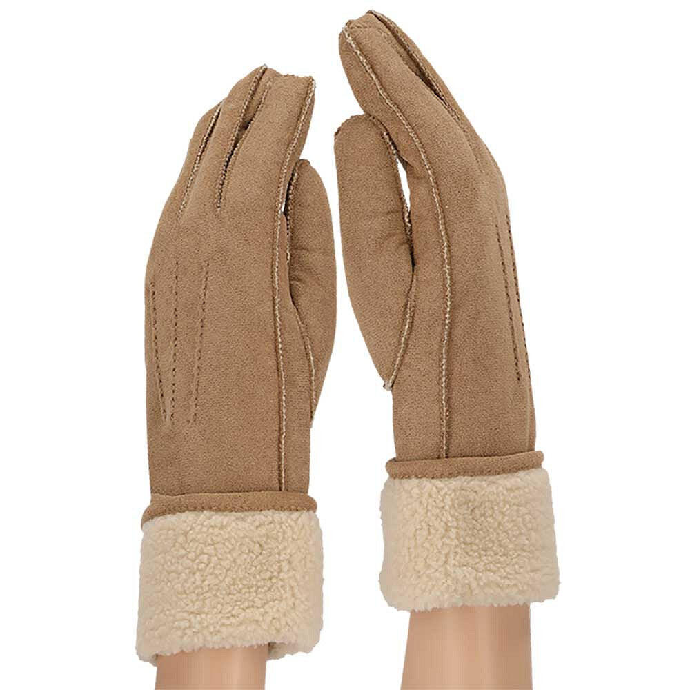 Heat Keeper - Gants Femme - Daim - Taille Unique - Sable - Gants - Beige - Decathlon