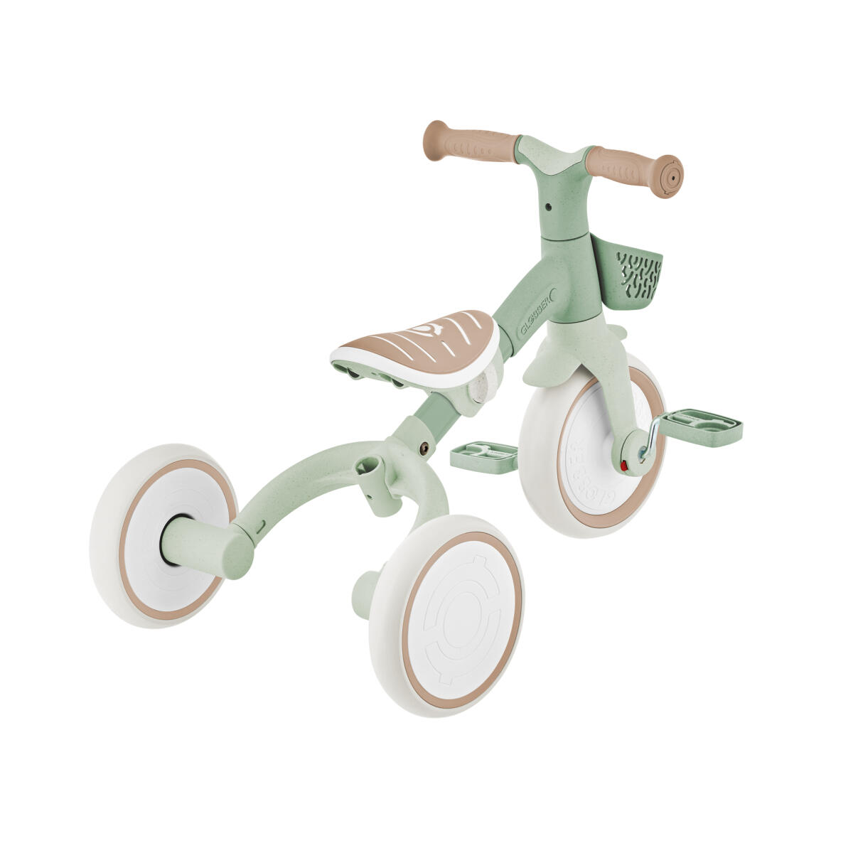 Triciclo LEARNING 3 IN 1 PLUS ECO - Verde salvia 5/7