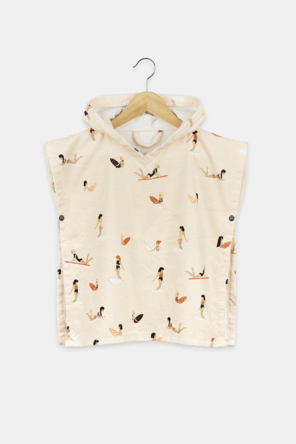 AFTER ESSENTIALS Babyponcho mit Druckknopf - Teenie Madrague