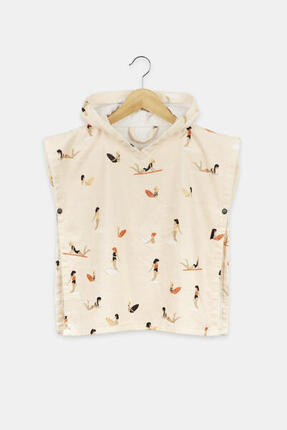 Poncho de bain avec bouton pression - Enfant (18 mois - 4 ans) - Teenie Madrague