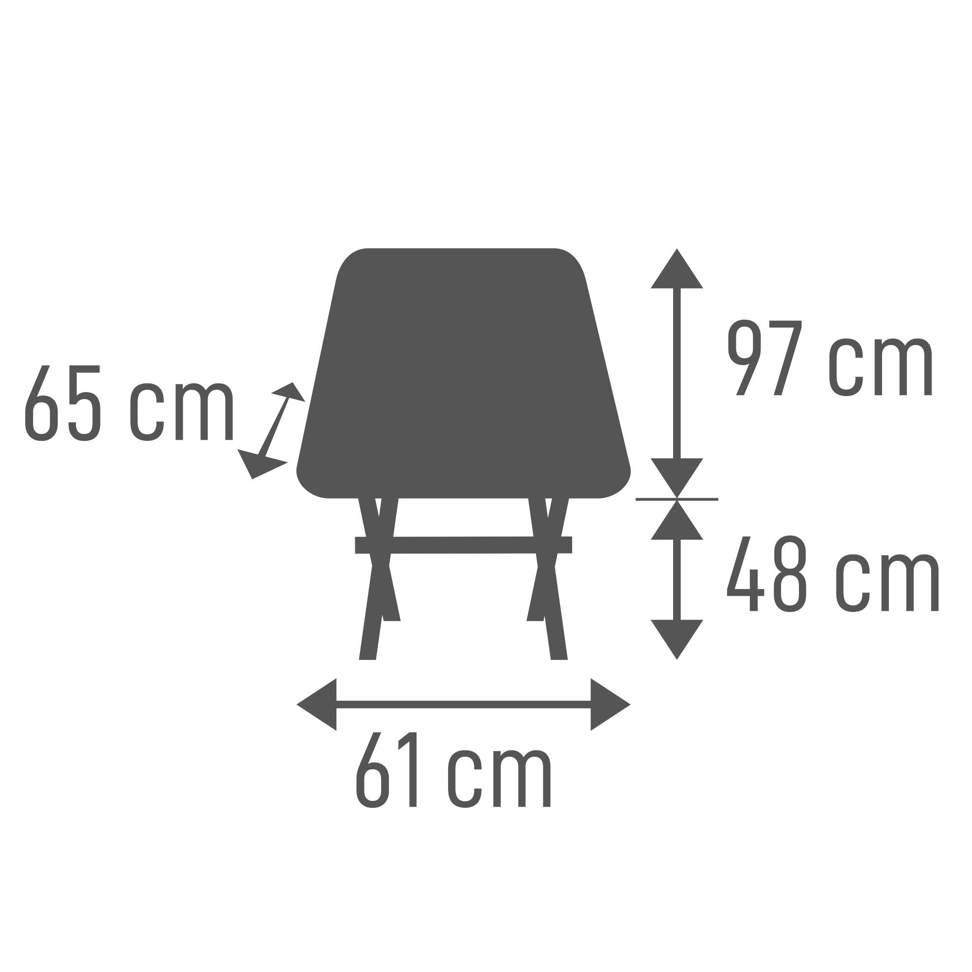 BATASA COMFORT | Lichte campingstoel met vier zithoogtes 3/7