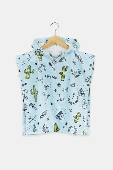 Poncho de bain avec bouton pression - Enfant (18 mois - 4 ans) - Teenie Hype