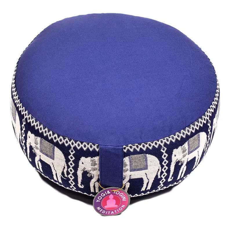 YOGI & YOGINI Meditační polštář z organické bavlny - Sloni
