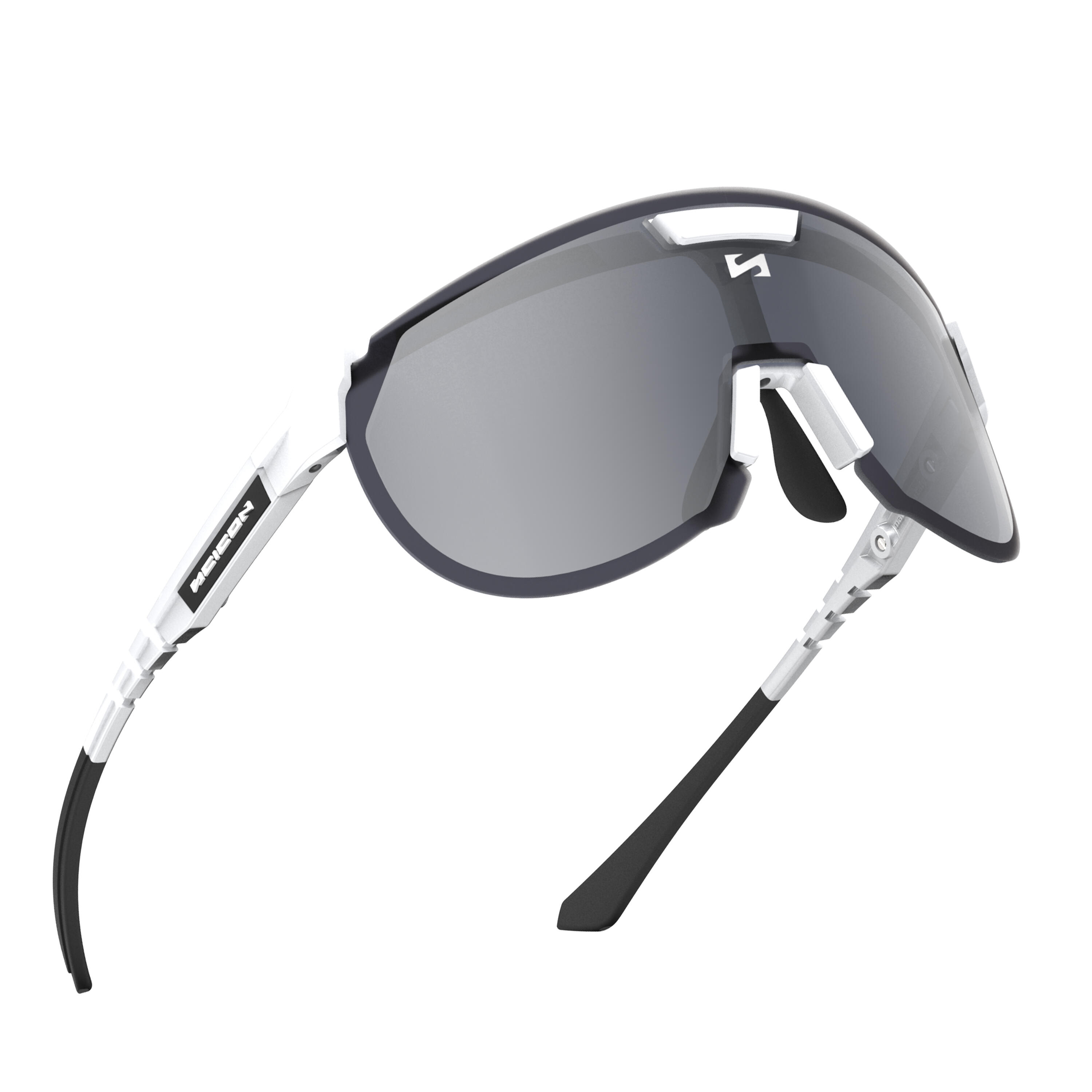 Gafas de ciclismo Aerotrail Blanco / Plateado Espejado Scicon Sports 5/6