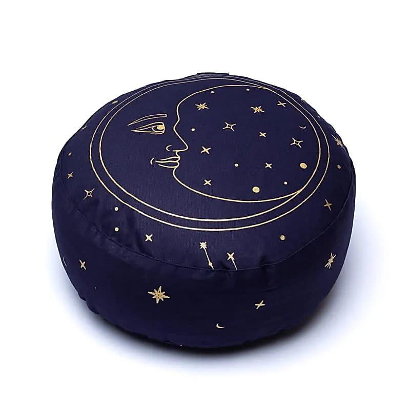 YOGI & YOGINI Meditační polštář z organické bavlny - Měsíc