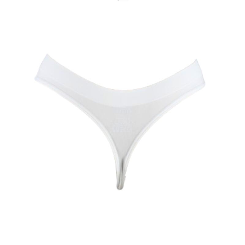 US-001 String - un juego de tanga de 3 piezas, Blanco 3/3