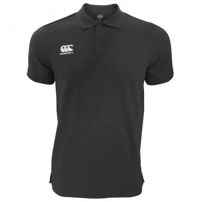 CANTERBURY WAIMAK POLO SHIRT, BLACK