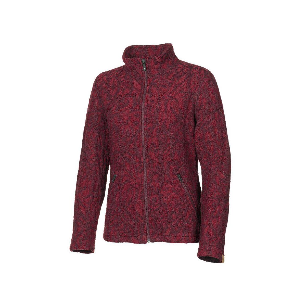 IVANHOEOEFSWEDEN Dámská vlněná bunda na zip Tuva Jacquard