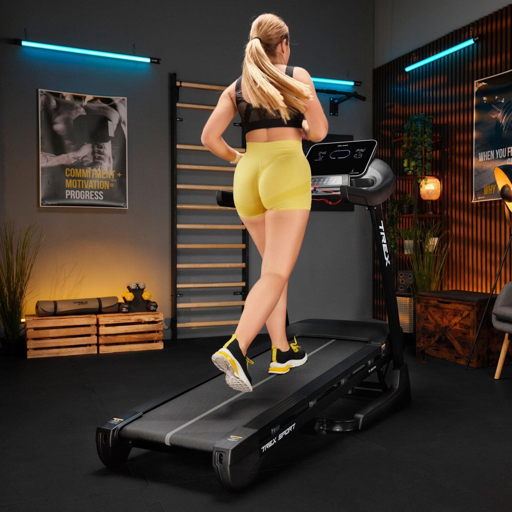 Tapis de course pliable Trex Sport TECK TX-900TM 18 km/h inclinaison 20 % 3/7
