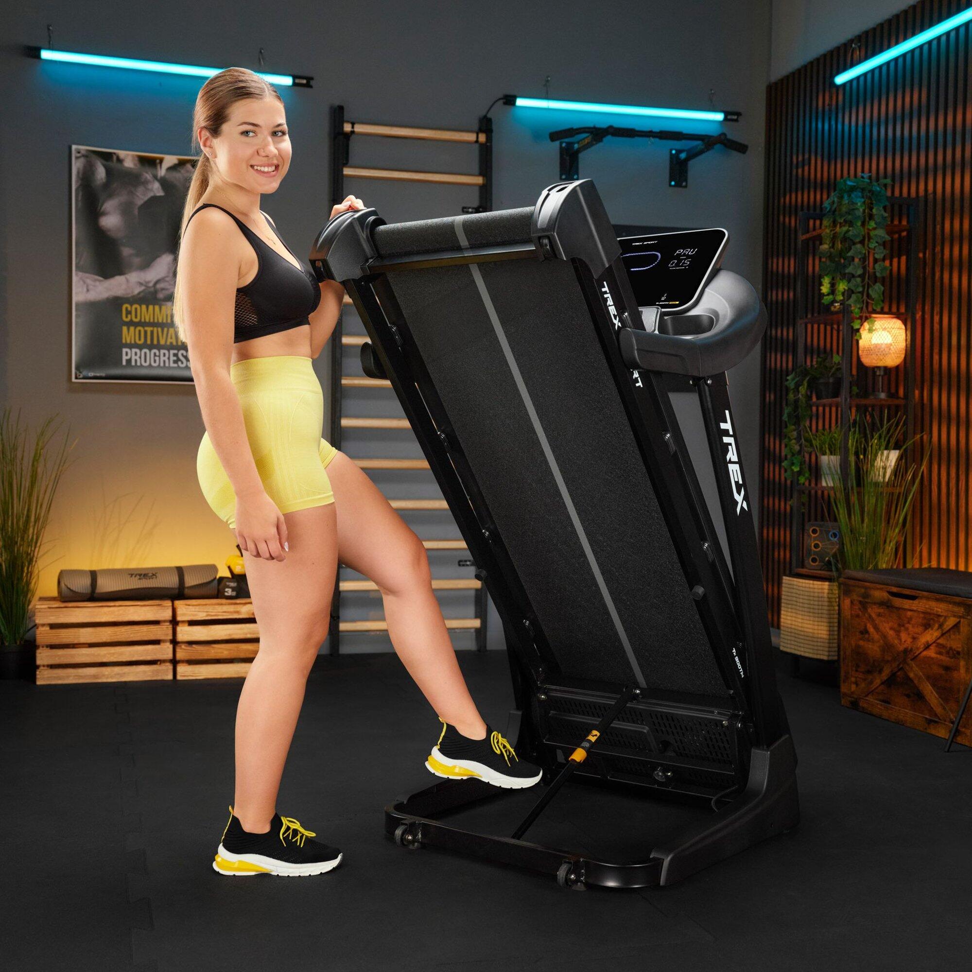 Tapis de course pliable Trex Sport TECK TX-900TM 18 km/h inclinaison 20 % 6/7