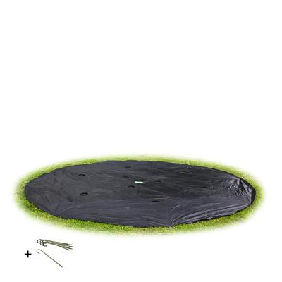 Trampoline accessoires afdekhoes rond groundlevel ø427cm zwart