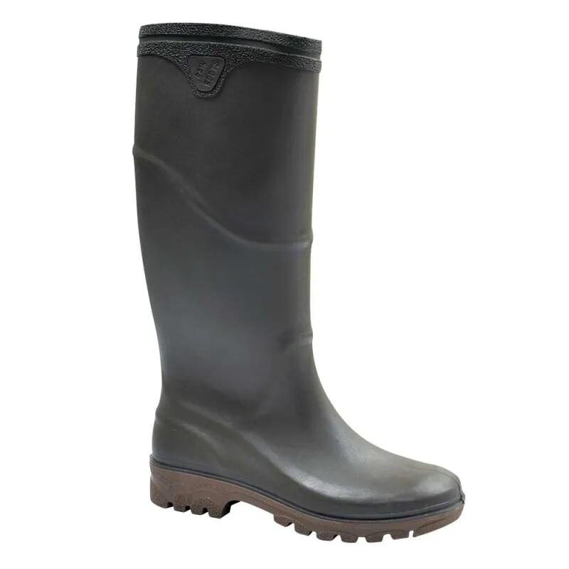 Rouchette - Bottes De Chasse Cyclone Antidérapantes Pvc Kaki 40 À 46 - Bottes De Chasse - Vert - Decathlon