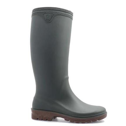 Bottes de Chasse Cyclone antidérapantes PVC Kaki 40 à 46