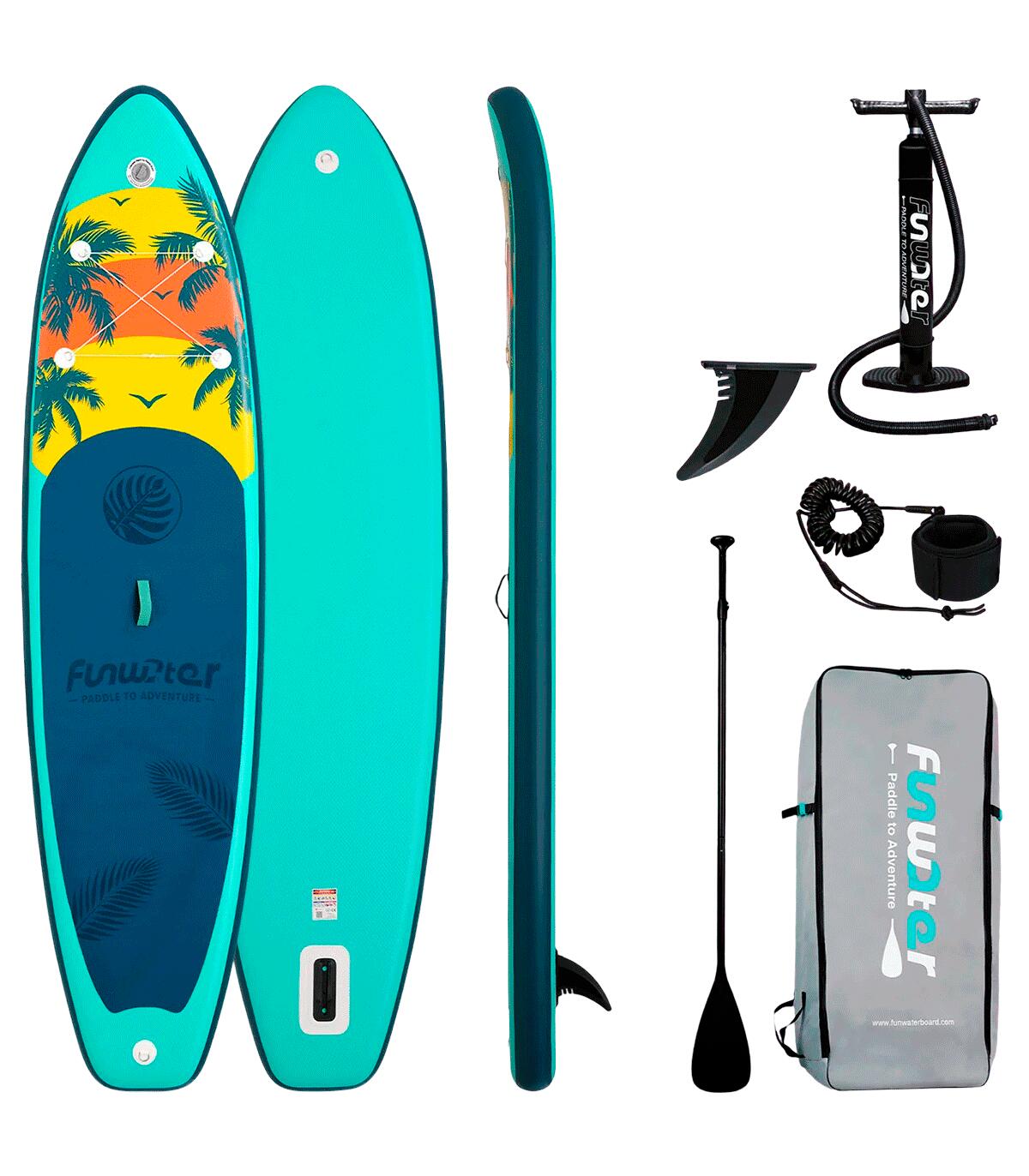 KOL OUTDOOR Prancha de surf inflável OASIS 11' (335x82x15 cm)