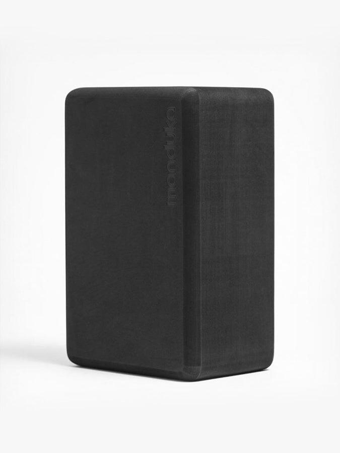 Blocco yoga Manduka in schiuma riciclata - Cubo per esercizi Thunder 2/4