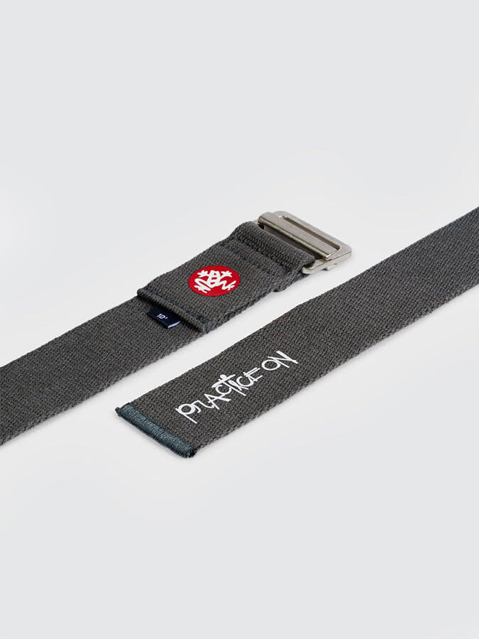 Correa de yoga de algodón Manduka aligN 304 cm - Thunder 3/5
