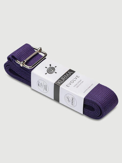 Sangle de yoga Kurma 200 cm en coton, blanche