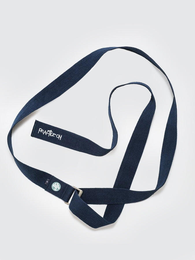 Sangle de yoga en coton Manduka aligN 304 cm - Minuit 4/5