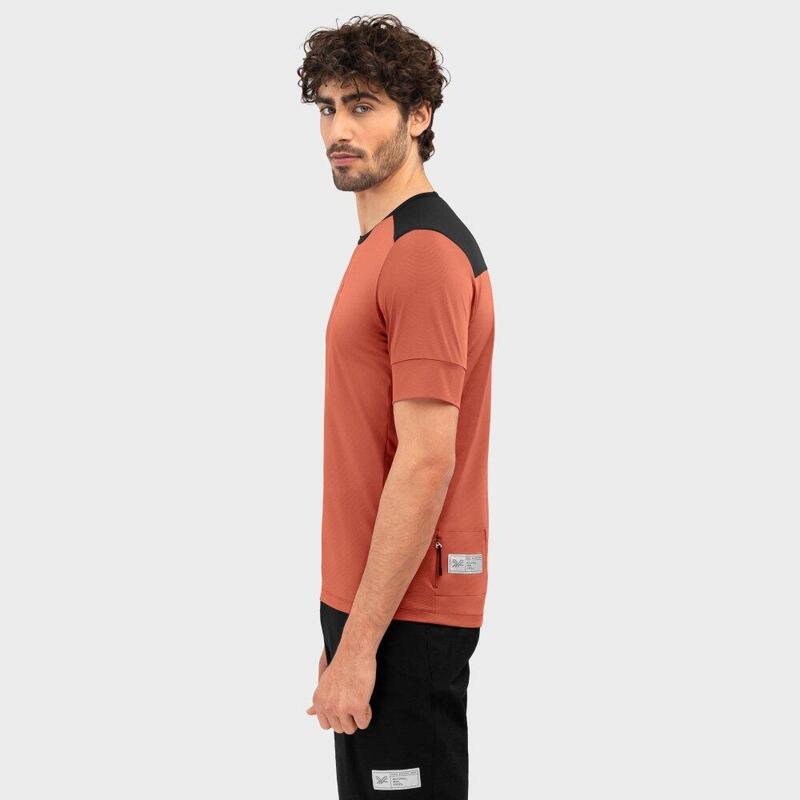 Tricou de pe pietriș pentru bărbați Tushar Argilă