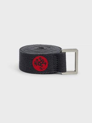 Manduka ongevouwen katoenen yogaband 243 cm - thunder