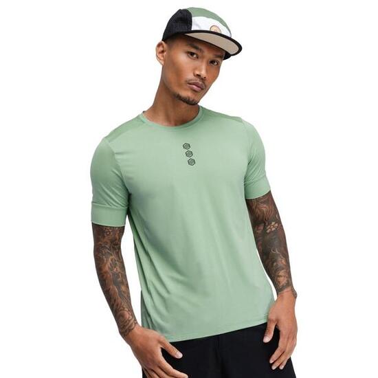 T-shirt da ciclismo gravel da uomo Poplar Verde