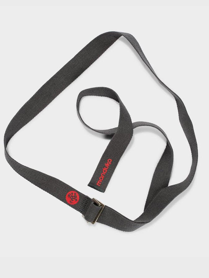 Correa de yoga de algodón desplegable Manduka de 243 cm - Thunder 3/3