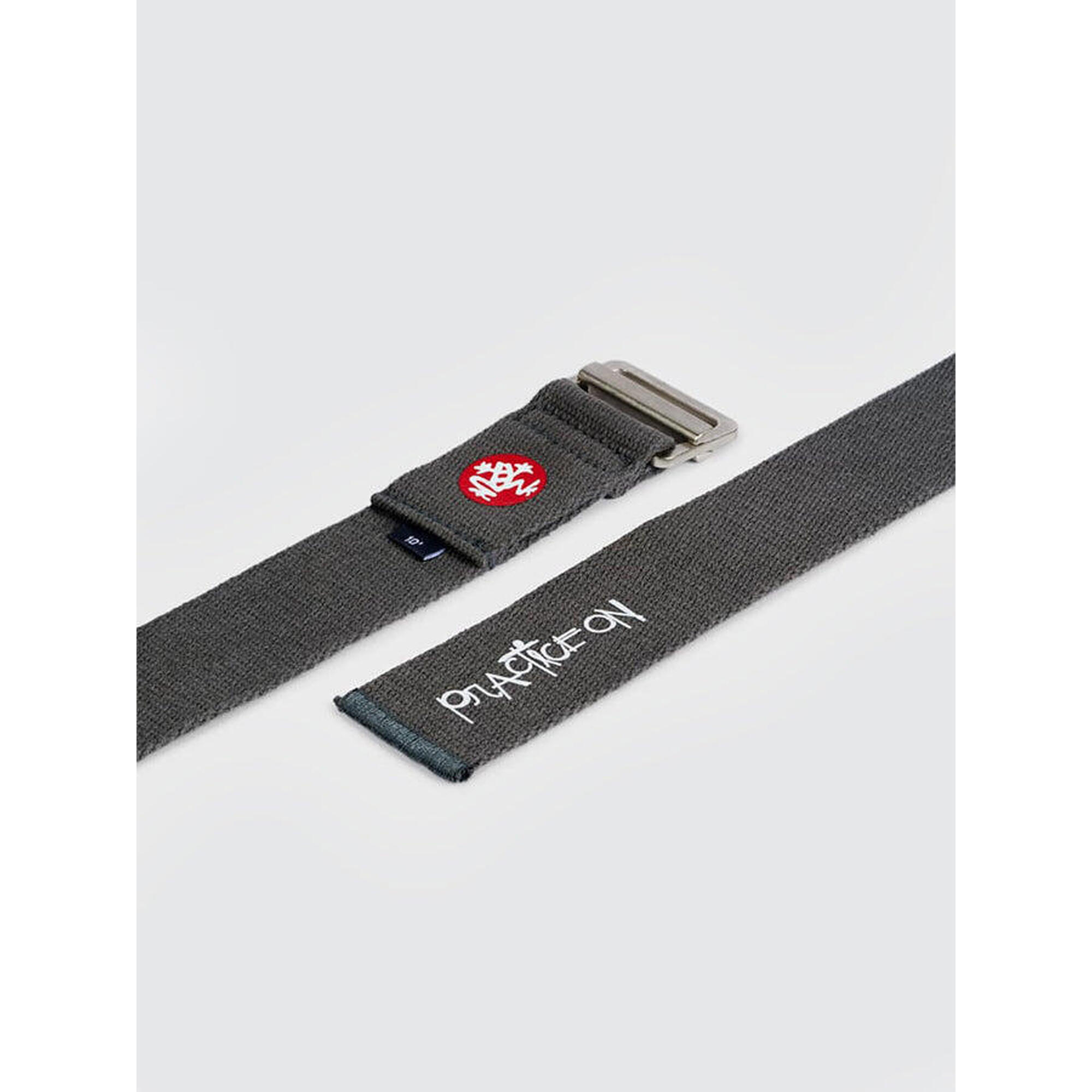 Curea de yoga din bumbac Manduka alignN 243cm - Thunder