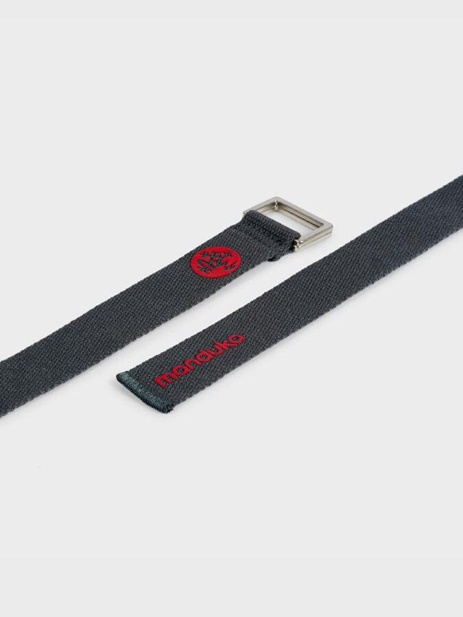Correa de yoga de algodón desplegable Manduka de 243 cm - Thunder 2/3