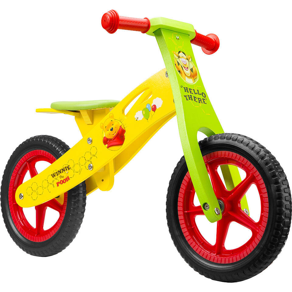 Bicicleta din lemn fara pedale 12 Winnie the Pooh