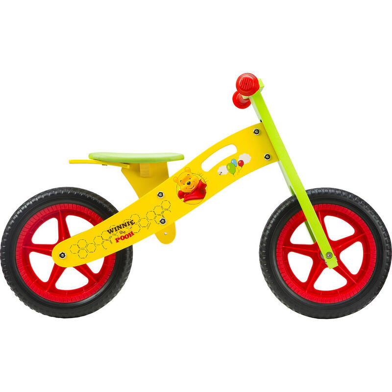 Bicicleta din lemn fara pedale 12 Winnie the Pooh