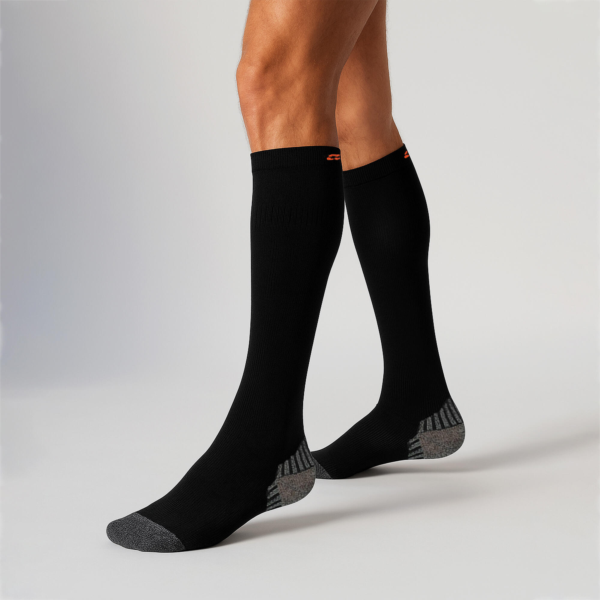 COMODO - Unisex Lange Laufsocken Kompression Sportsocken für Running/Joggen 3/4